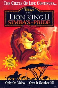 دانلود انیمیشن شیر شاه 2: سیمبای سرافراز The Lion King 2: Simbas Pride 1998 دوبله فارسی